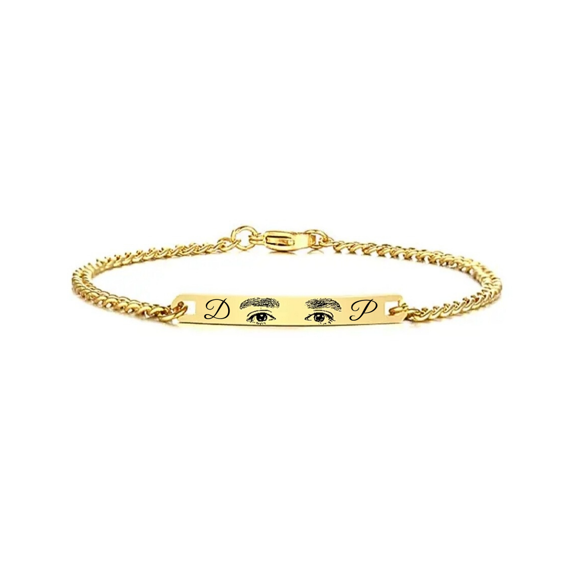 Personalized Eye Bracelet Single