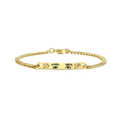 Personalized Eye Bracelet Single