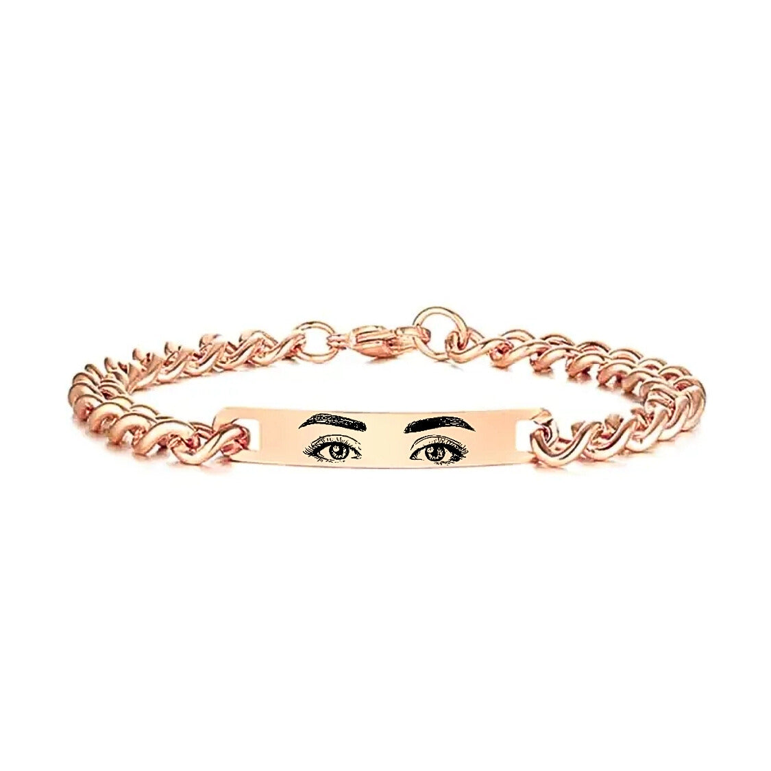 Personalized Eye Bracelet Single