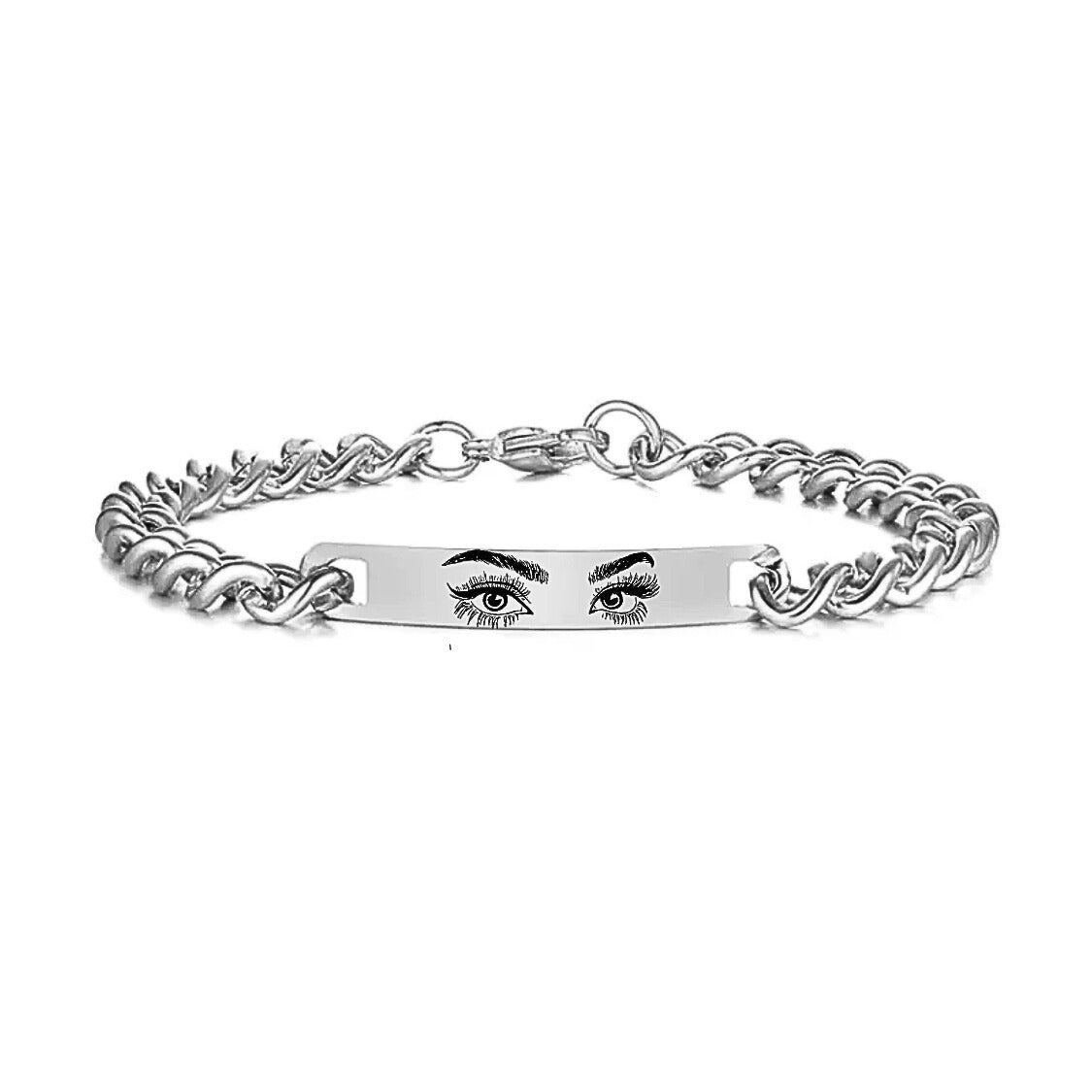 Personalized Eye Bracelet Single